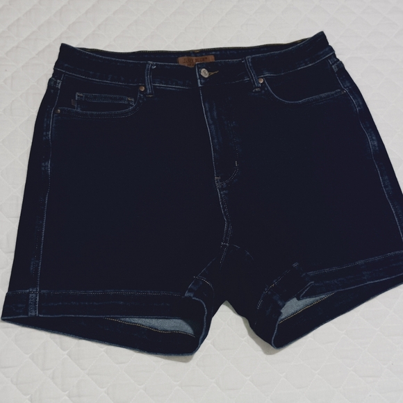 Judy Blue Pants - EUC Judy Blue Dark Blue Denim Shorts Size 1XL